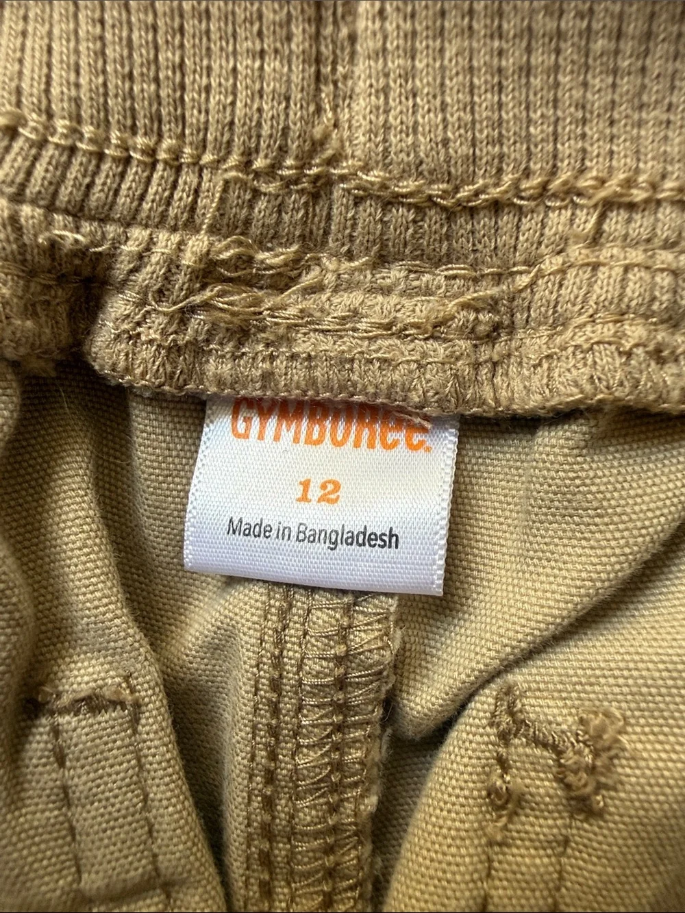 Gymboree Tan Cargo Jogger Pants